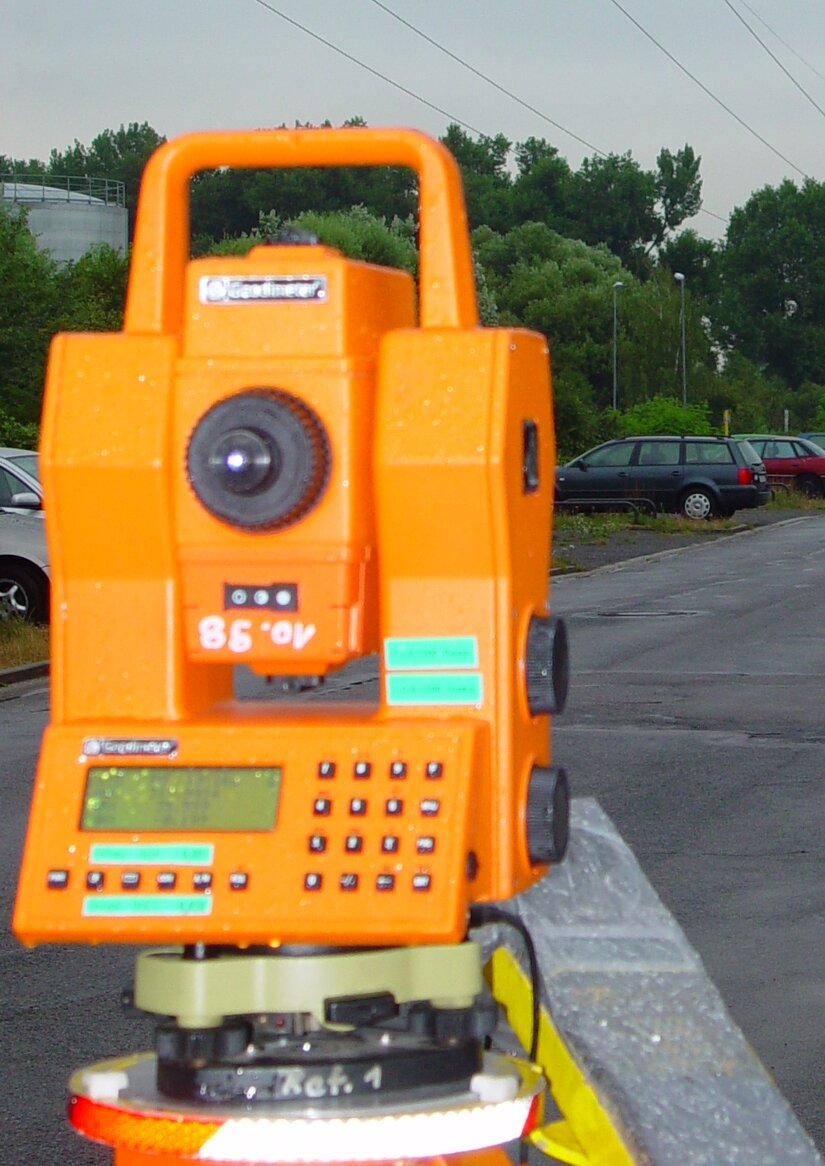 Vermessung einer Straße