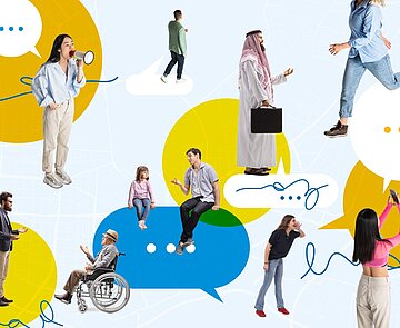 Bei dem Symposium im ZKM werden Zusammenhänge zwi-schen Sprache und Verständnis in der Gesellschaft ausgelotet 