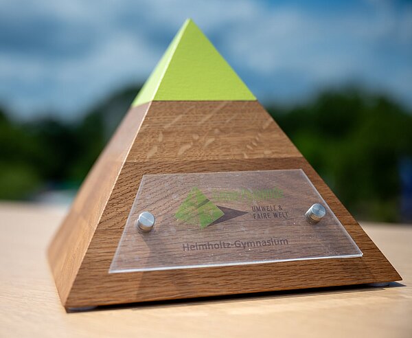 Preis Grüne Pyramide für das Helmholtz-Gymnasium
