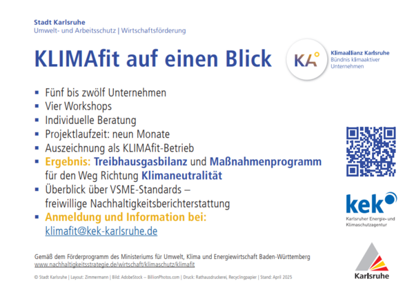 KLIMAfit auf einen Blick