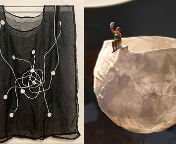 Schwebend! Leicht! Keramik, Objekt, Papier, Schmuck, Textil