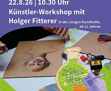 Samstags mal Kunst | Künstler-Workshop: Finden und Erfinden – alles Zeichnung oder was?
