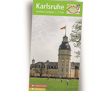 Die aktualisierte Auflage des Karlsruher Stadtplans ist nun erhältlich.
