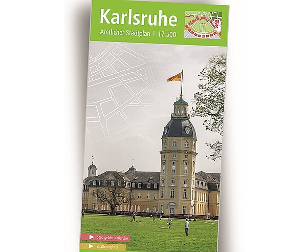 Die aktualisierte Auflage des Karlsruher Stadtplans ist nun erhältlich.