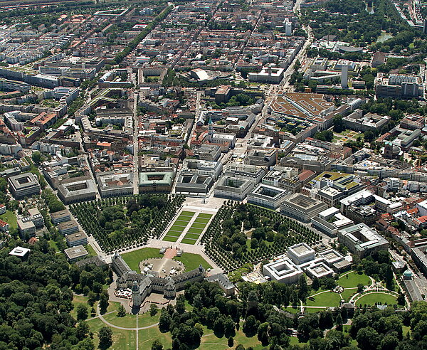 Luftbild Stadt Karlsruhe 