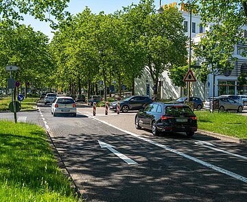 Verkehrsführung an der Steinhäuserstraße