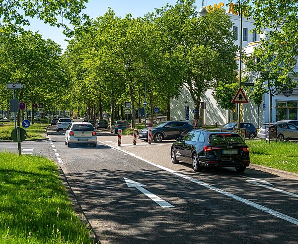 Verkehrsführung an der Steinhäuserstraße
