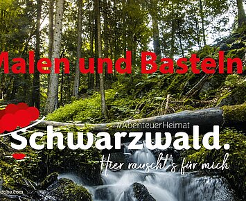Wir gestalten eine Kunstwand - Schicht für Schicht = Schwarzwald