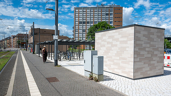 Ansicht auf die Baustelle Bernhardusplatz