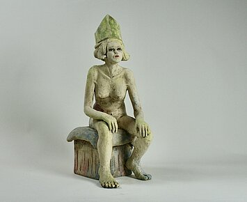 Meggi Rochell, Keramische Plastiken und Eckbert Lösel, Naturfarbenbilder