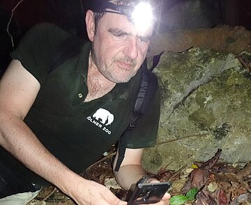 Prof. Dr. Thomas Ziegler spricht über Artenschutz.