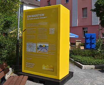 Die Zukunftsbausteine informieren über die Hintergründe von Baustellen.