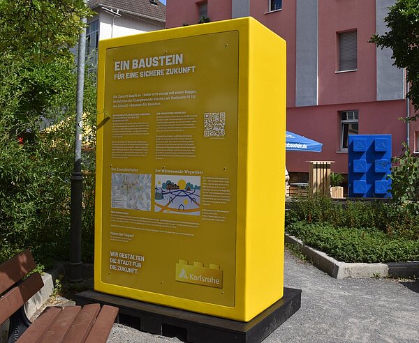 Die Zukunftsbausteine informieren über die Hintergründe von Baustellen.