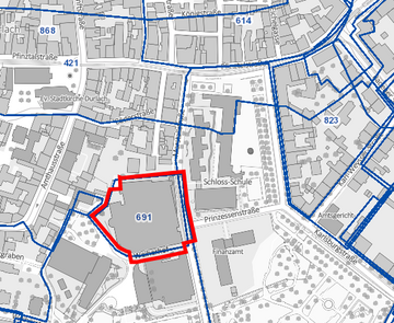 Abbildung des Fachplans "Bebaungspläne"