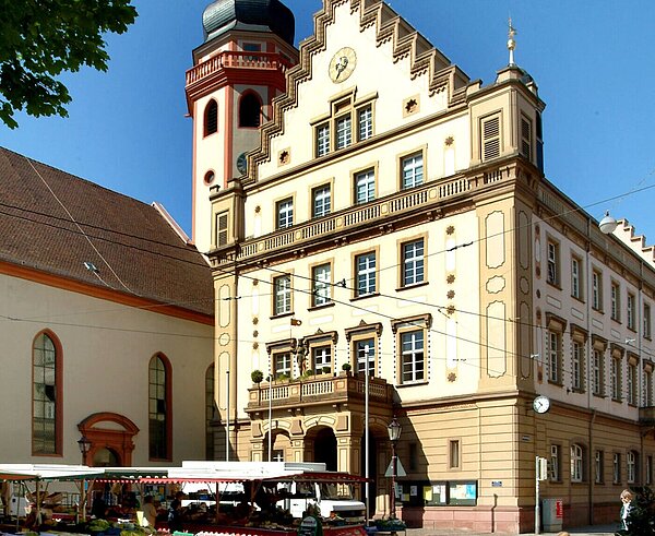 Markt Rathaus Durlach