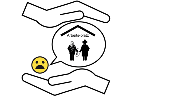 Piktorgramm Whistleblower schützen