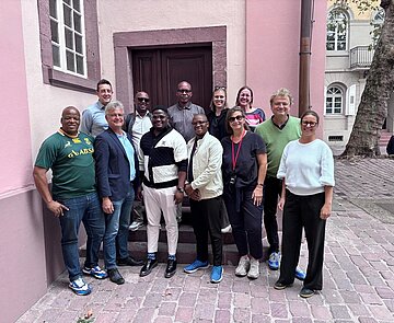 Eine Gruppe aus Südafrika hat im Rahmens eines Austausches mit dem Deutschen Städtetag auch in Karlsruhe Halt gemacht.