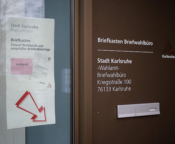 Briefwahlbüro Kriegsstraße 100