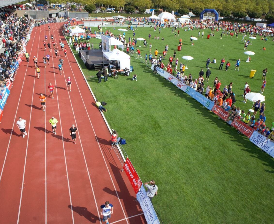 Carl-Kaufmann-Stadion Luftaufnahme