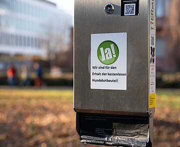 Spenderbox mit Hundekotbeuteln