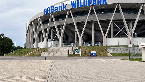 BBBank Wildpark kurz vor Eröffnung