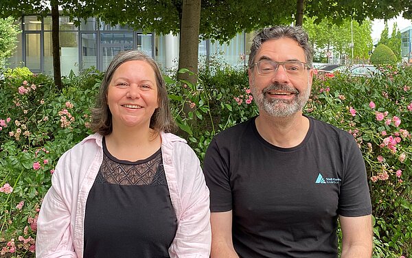 von links: Jasmin D'Andrea und Achim Kolb