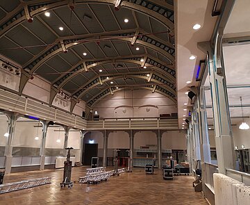 Foto des Veranstaltungsraums in der Festhalle Durlach