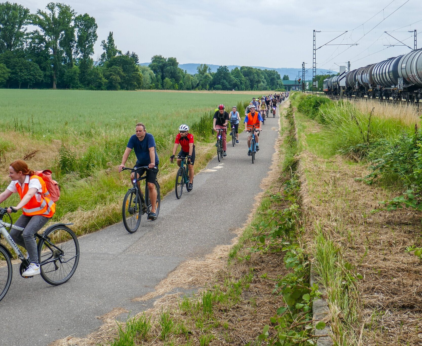 Vorstellung der "Vorzugsvariante" für den Radschnellweg Karlsruhe - Ettlingen