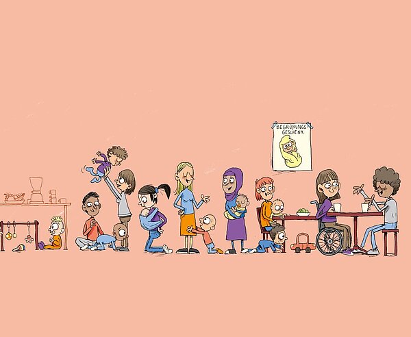 Die Startpunkt-Elterncafés des Netzwerks Frühe Hilfen bieten werdenden Eltern und Familien mit Kindern bis drei Jahren Raum für Austausch und Beratung in entspannter Atmosphäre.