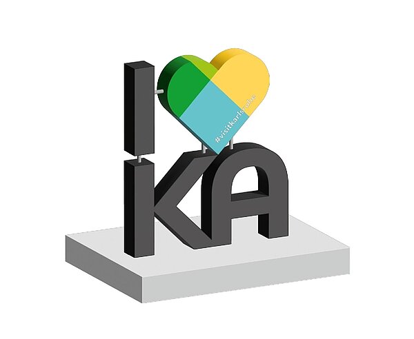 Buchstaben Karlsruhe