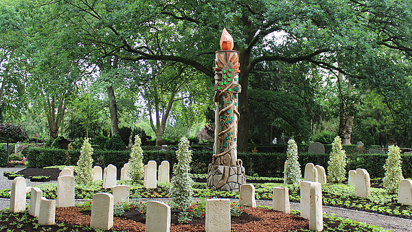 Grabareal Hauptfriedhof Kerzenhain