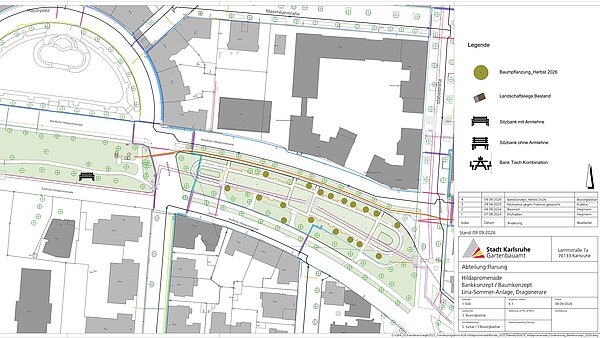 Plan Hildapromenade Bankkonzept Lina-Sommer-Anlage