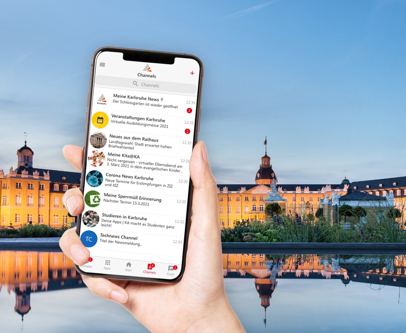 Karlsruhe.App Imagebild Schloss