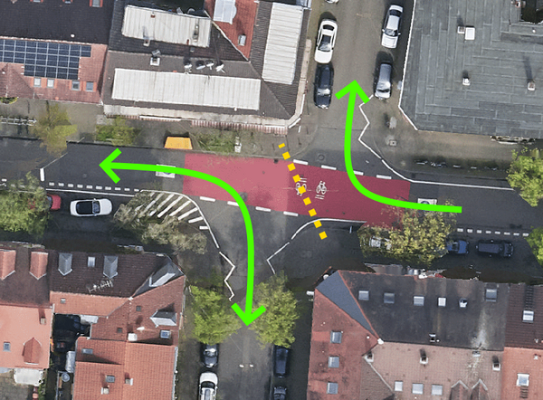 „Modaler Filter“ oder Diagonalsperre und Fahrtbeziehungen für den Kfz-Verkehr