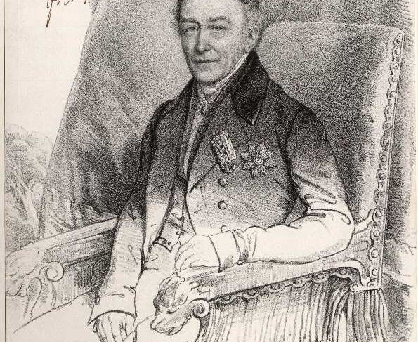 Das Bild zeigt Karl Christian Freiherr von Berckheim.