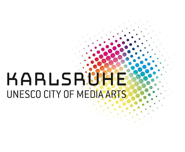 Logo "Karlsruhe Unesco City of Media Arts"