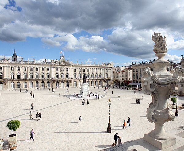 Das Rathaus der Karlsruher Partnerstadt Nancy. 