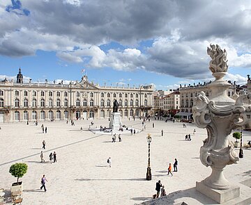 Das Rathaus der Karlsruher Partnerstadt Nancy. 