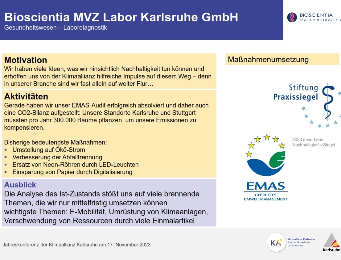 Bioscientia Firmenpräsentation