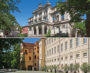 Collage der beiden historischen Museen