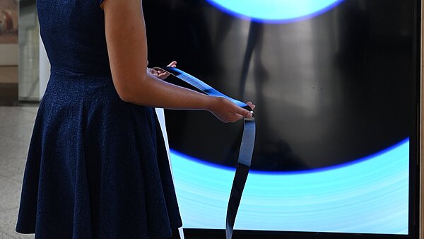 „Medienkunst ist hier“. Installation „Der Himmel über Karlsruhe“