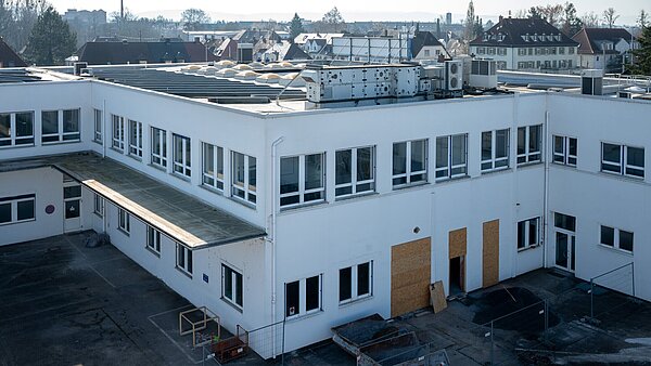 zukünftiges Gewerkshaus vor Umbau und Sanierung