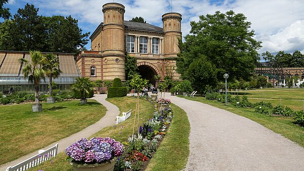 Das Bild zeigt den Botanischen Garten.