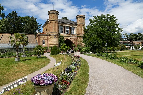Das Bild zeigt den Botanischen Garten.