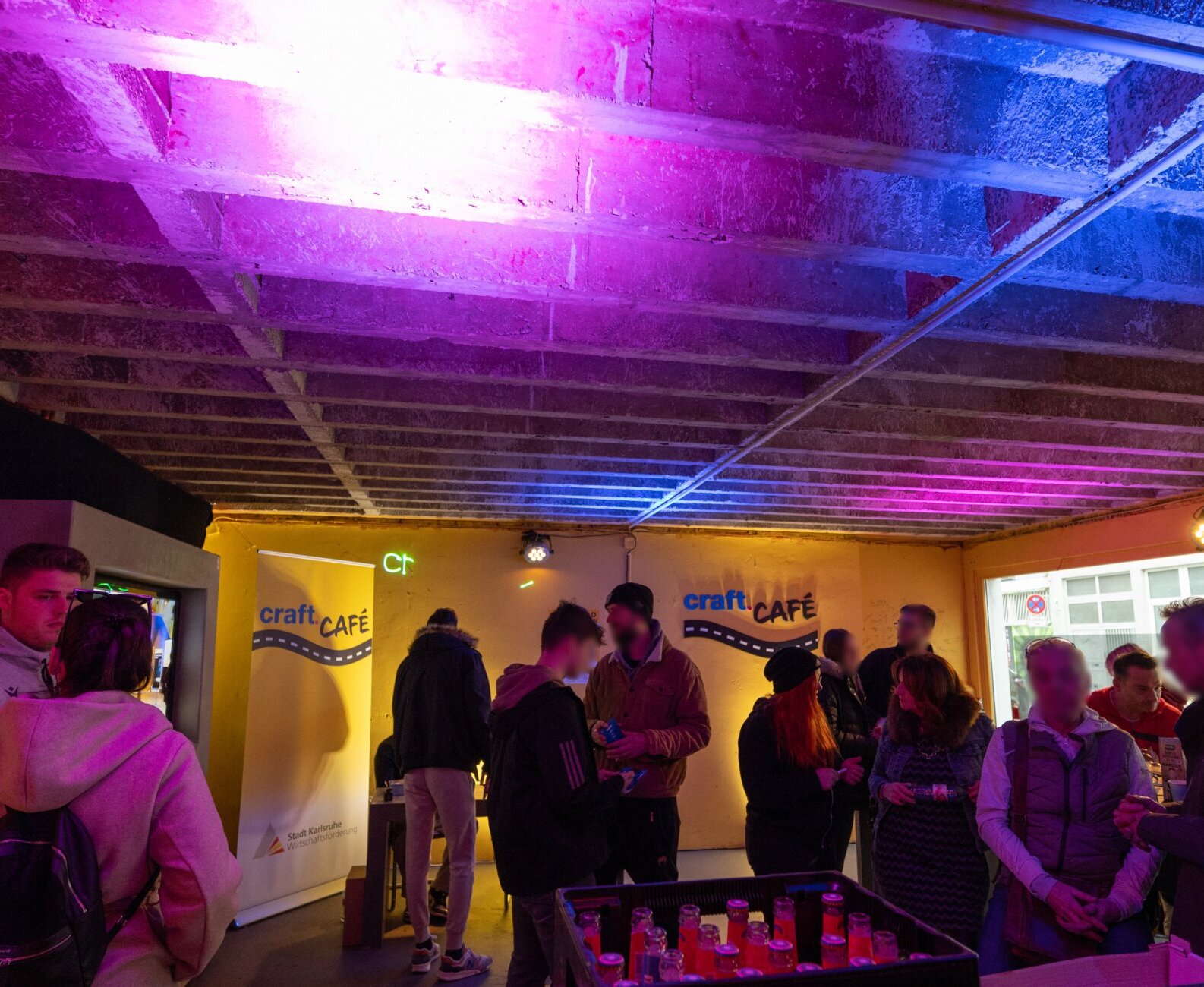 Im craft.CAFE können Berufsinteressierte und ihre Eltern ins Gespräch kommen.