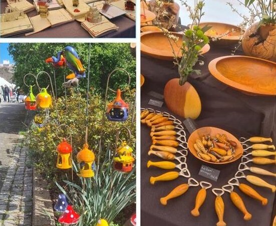 Impressionen vom Kunsthandwerkermarkt in Neureut.