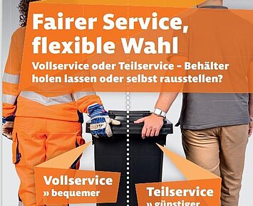 Infoveranstaltung zur Einführung der Wahlmöglichkeit Vollservice und Teilservice
