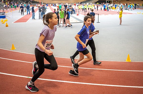 Sport-Event, 36. Schüler-Leichtathletik-Meisterschaften; erstmals wieder nach rund 10-jähriger Sanierung in Europahalle