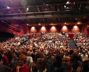 Impression einer der vergangenen Kulturtage-Eröffnungen mit Poetry Slam, hier seinerzeit im Tollhaus