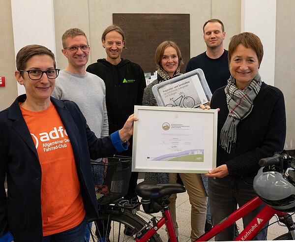 Fahrradfreundliche Arbeitgeberin